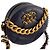 Clutch CHANEL 19 Rotonda in Pelle di Agnello Matelassé con Catena Navy - vista 3