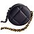 Clutch CHANEL 19 Rotonda in Pelle di Agnello Matelassé con Catena Navy - vista 5