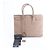 Saint Laurent Paris Sac de Jour Borsa a mano in pelle Marrone Bordò - vista 15