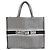 Christian Dior Book Tote Große Canvas Tote Bag Schwarz × Weiß