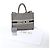 Christian Dior Book Tote Große Canvas Tote Bag Schwarz × Weiß - Ansicht 13