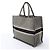 Christian Dior Book Tote Große Canvas Tote Bag Schwarz × Weiß - Ansicht 4