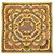 Hermès "PARURES DES MAHARAJAS" Stole Cashmere & Silk Carré Géant 140 Giallo