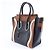 Céline Borsa a mano in pelle Celine Luggage Micro Shopper in nero e marrone Multicolore - vista 2