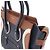 Céline Borsa a mano in pelle Celine Luggage Micro Shopper in nero e marrone Multicolore - vista 3