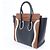 Céline Borsa a mano in pelle Celine Luggage Micro Shopper in nero e marrone Multicolore - vista 4