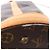 Borsa a tracolla Louis Vuitton Bucket GM Monogram Canvas in marrone Beige - vista 9