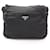 Borsa a tracolla Prada Triangle Logo nera Nero