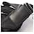 Borsa a tracolla Prada Triangle Logo nera Nero - vista 12