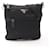 Saffiano Bolsa de ombro com logo triangular Prada Preto  - vista 1