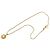 Collana con pendente placcato oro Chanel D'oro - vista 4