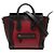 Céline Borsa Celine Luggage Nano Shopper Marrone Rosso Bordò