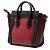 Céline Borsa Celine Luggage Nano Shopper Marrone Rosso Bordò - vista 2