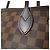 Neverfull Borsa Tote Louis Vuitton Damier da Donna Marrone Damier ebene - vista 11