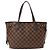 Neverfull Borsa Tote Louis Vuitton Damier da Donna Marrone Damier ebene - vista 2