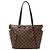 Louis Vuitton Damier Canvas Handtasche Braun Damier ebene
