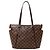 Louis Vuitton Damier Canvas Handtasche Braun Damier ebene - Ansicht 2