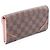 Louis Vuitton Portefeuille Caïssa Bi-fold Long Wallet Marrone Rosa Damier ebene - vista 2