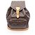 Zaino Louis Vuitton Montsouris GM Marrone Monogramma