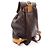 Zaino Louis Vuitton Montsouris GM Marrone Monogramma - vista 2