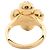 Anello Rotondo Louisa Louis Vuitton Rosa D'oro - vista 3