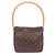 Bolso de Hombro Monograma Looping MM de Louis Vuitton Castaño