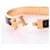 Hermès Bracciale Hermes Click H Nero D'oro  - vista 3