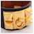 Hermès Hermes Collier de Chien Bangle Schwarz Golden  - Ansicht 11