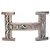Hermès Hermes Touareg H-Belt Gürtelschnalle Silber