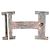 Hermès Hermes Touareg H-Belt Gürtelschnalle Silber - Ansicht 2