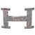 Hermès Hermes Touareg H-Belt Gürtelschnalle Accessoire Silber