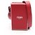 Borsa a spalla Fendi Box Rosso