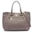 Prada Leder-Tote-Bag Beige