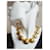 Dior Halskette mit Hammerschlag-Kugeln Golden  - Ansicht 2