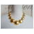 Dior Halskette mit Hammerschlag-Kugeln Golden  - Ansicht 4