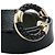 Gucci G-Buckle Gürtel aus schwarzem Leder - Ansicht 4
