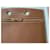 Hermès Backpocket Lederclutch Braun  - Ansicht 5