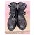 Golden Goose Botas moteras de cuero negras con hebillas Negro - vista 5