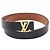 Louis Vuitton Ceinture LV Initials Madeleine Reversible Leather Belt Braun Schwarz