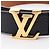 Louis Vuitton Ceinture LV Initials Madeleine Reversible Leather Belt Braun Schwarz - Ansicht 2