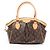 Borsa a mano Monogram Tivoli PM di Louis Vuitton Marrone Monogramma