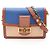 Borsa a Spalla 2 in 1 Louis Vuitton Dauphine MM Marrone Blu Beige