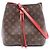Néonoé Borsa a tracolla Louis Vuitton NeoNoe Monogram Coquelicot Marrone Rosso Monogramma