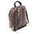 Zaino Louis Vuitton Palm Springs Mini Marrone Nero Monogramma - vista 2