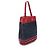 Gucci Ophidia Kleine Bucket 2-Way Handtasche Rot Marineblau - Ansicht 2