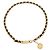 Chanel Coco Mark Medal Kettengürtel Schwarz Golden