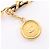 Chanel Coco Mark Medal Kettengürtel Schwarz Golden - Ansicht 2