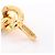 Chanel Coco Mark Medal Kettengürtel Schwarz Golden - Ansicht 4