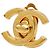 Orecchini vintage Chanel Coco Mark Turnlock Motif D'oro
