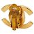 Orecchini vintage Chanel Coco Mark Turnlock Motif D'oro - vista 2